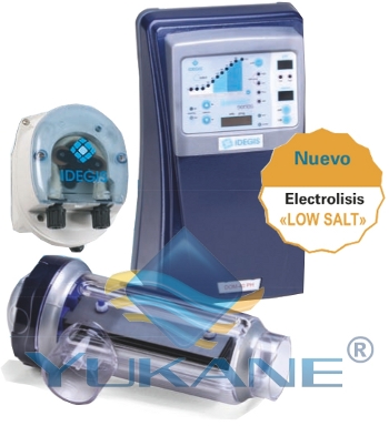 Idegis Dom-12/pH/LS Clorador Salino Piscinas con Control de ph Integrado